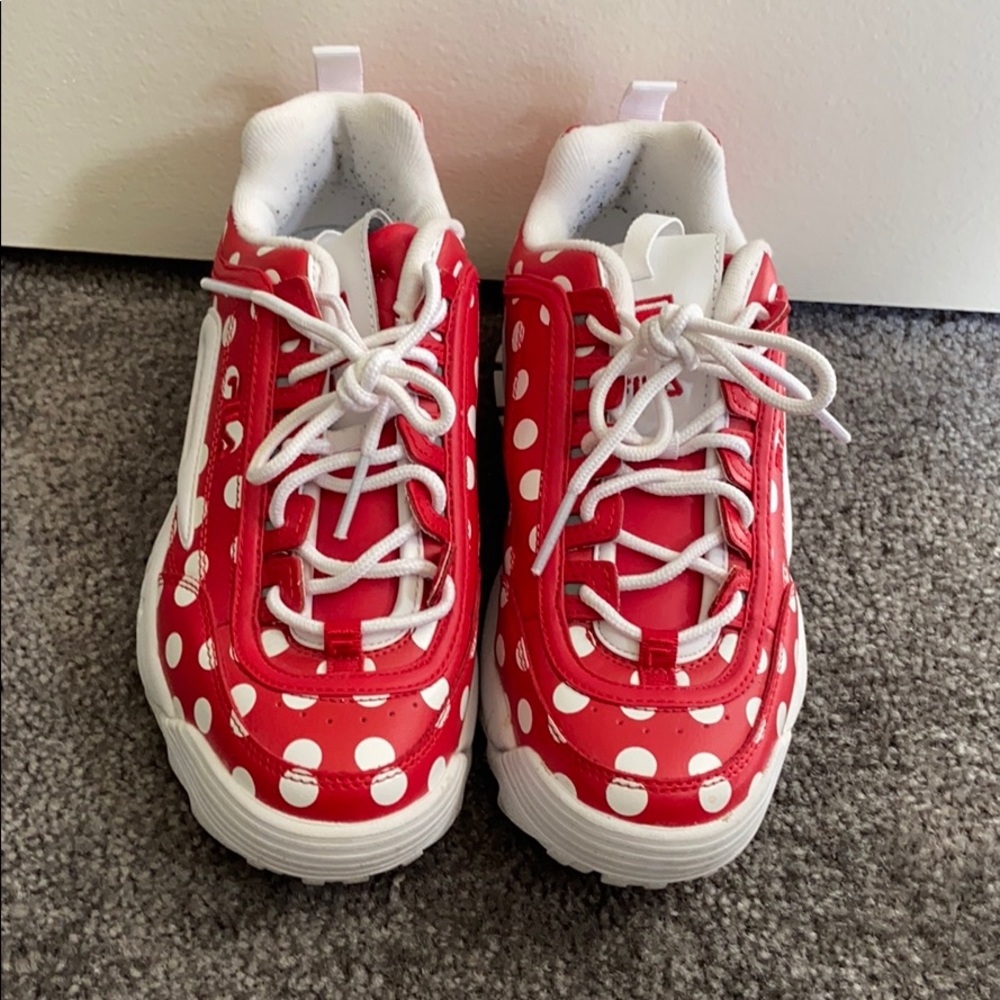 Fila Red Polka Dot.